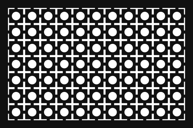 Circle Plus Grid Pattern preview