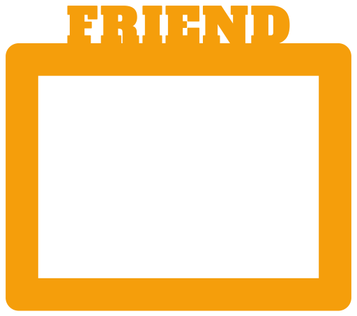 Friend Photo Frame - Photo Frame SVG/DXF Design | CutMaker